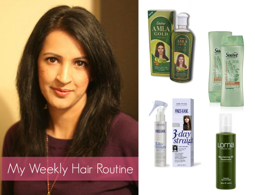 weekly-hair-straightening-routine