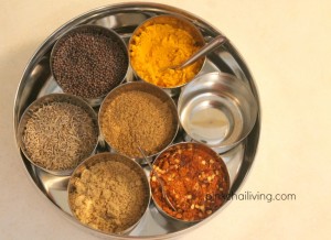 spices for masala dabba