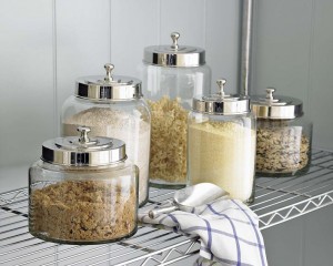 williams sonoma glass canisters