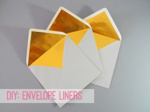diy envelope liner