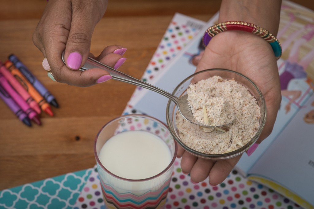 milk masala – an Indian milk drink for kids, full of nutrients