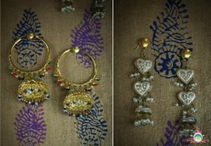 diy jewellery holder with jaipur block printing