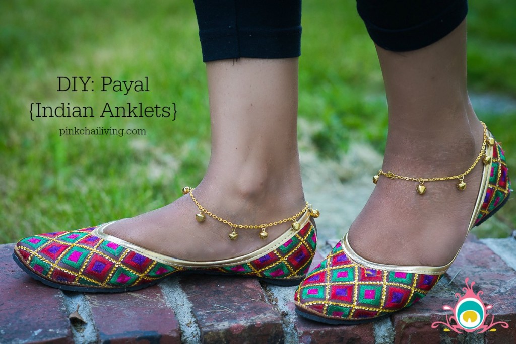 diy payal indian anklets