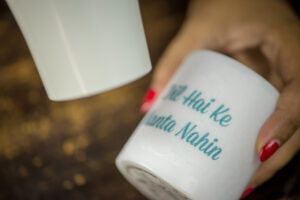 Bollywood quote candle