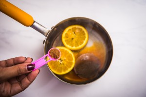 orange nutmeg tea