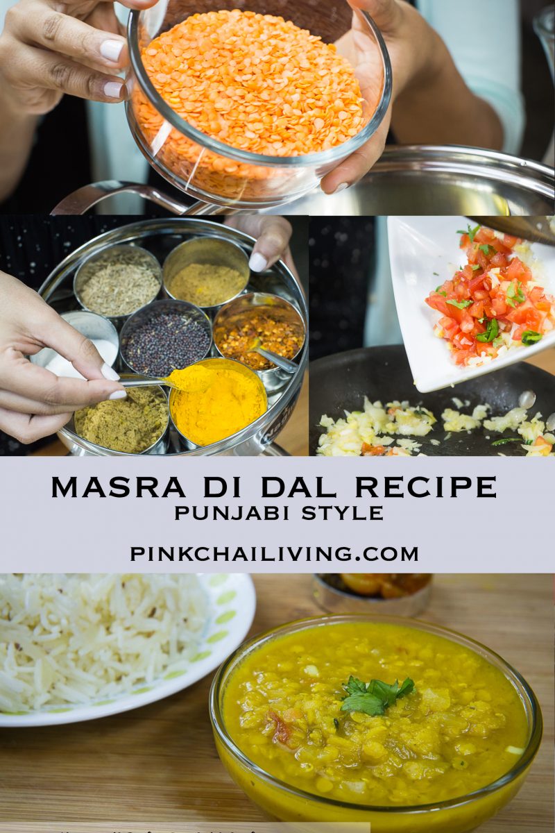Masra Di Dal {Red Lentels} Punjabi Style Recipe | Pink Chai