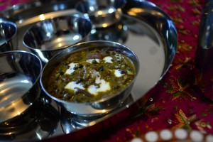 punjabi thali pink chai living