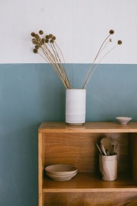 partially painted walls