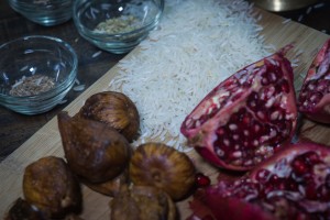 persian inspired jewelled rice