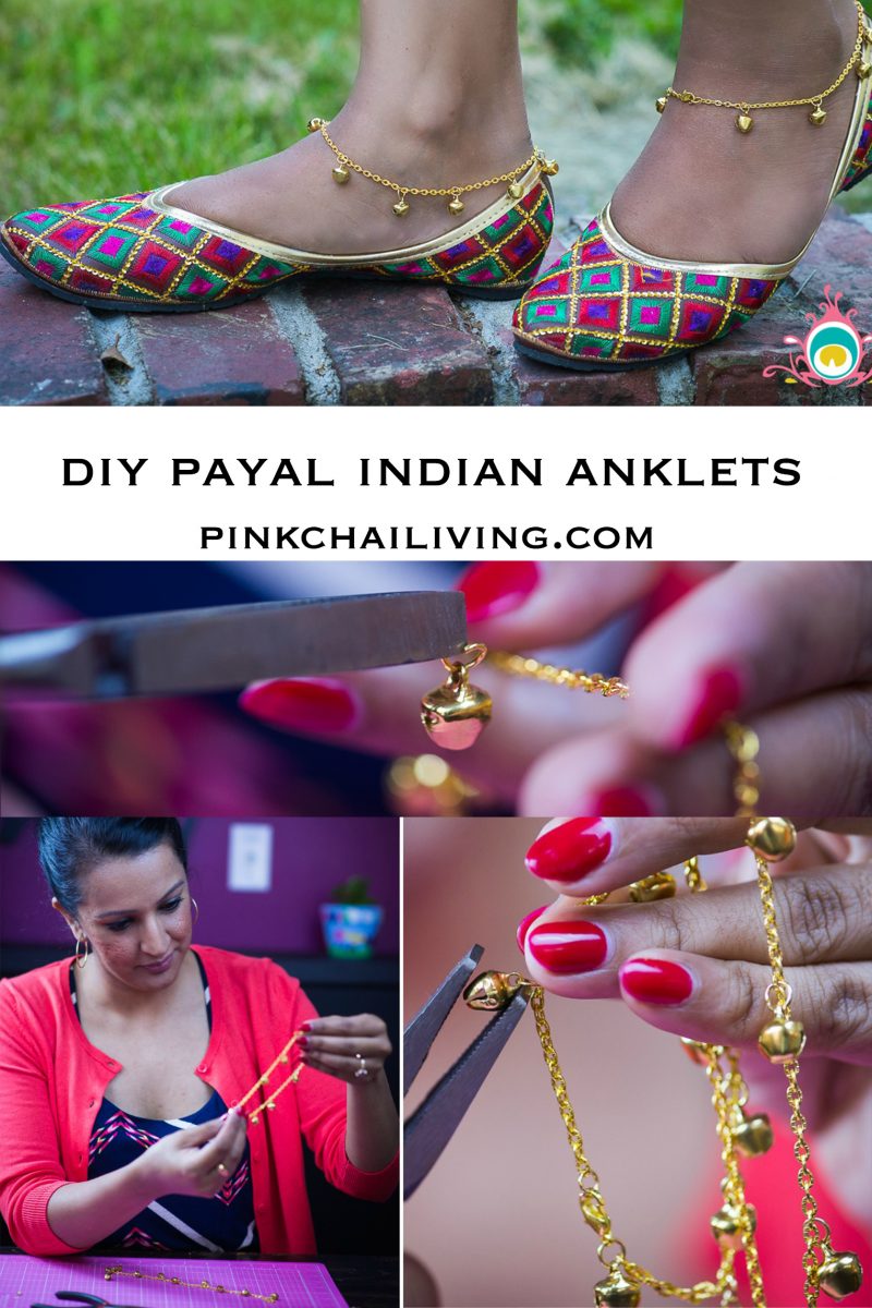 DIY Payal // Indian Anklets | Pink Chai