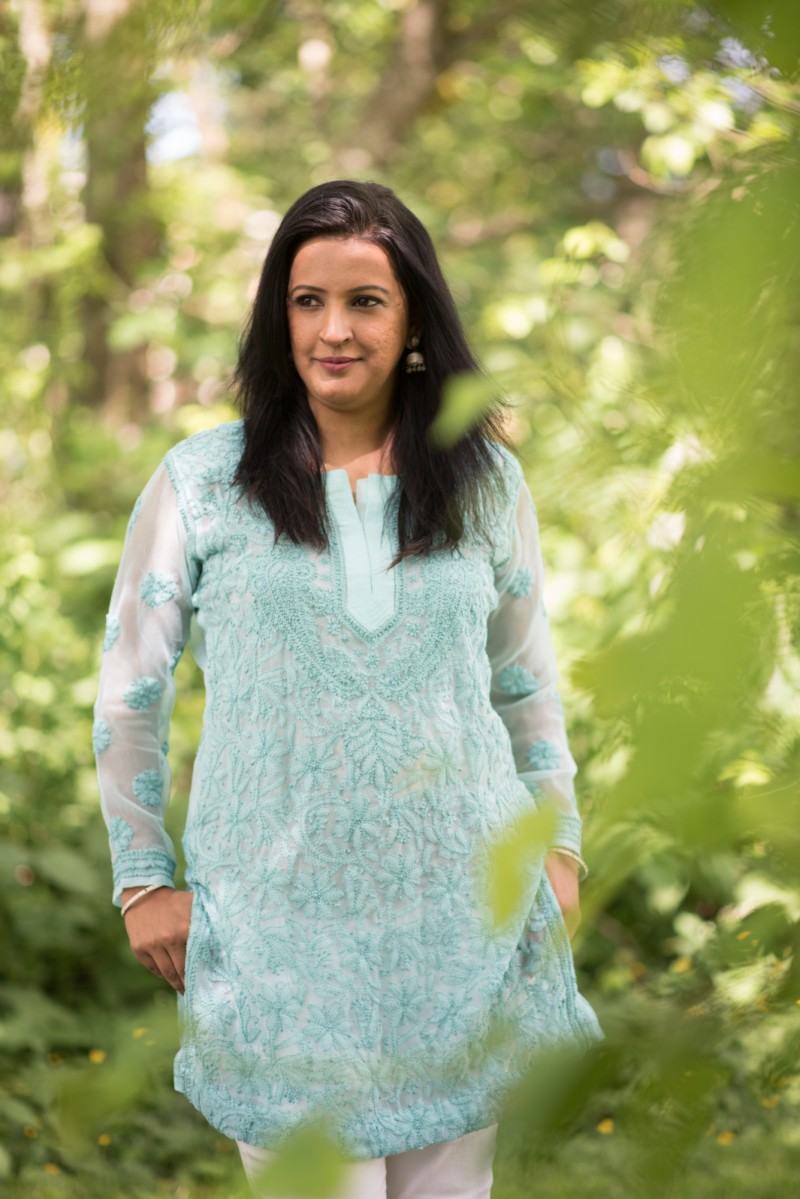 embroidered summer kurta