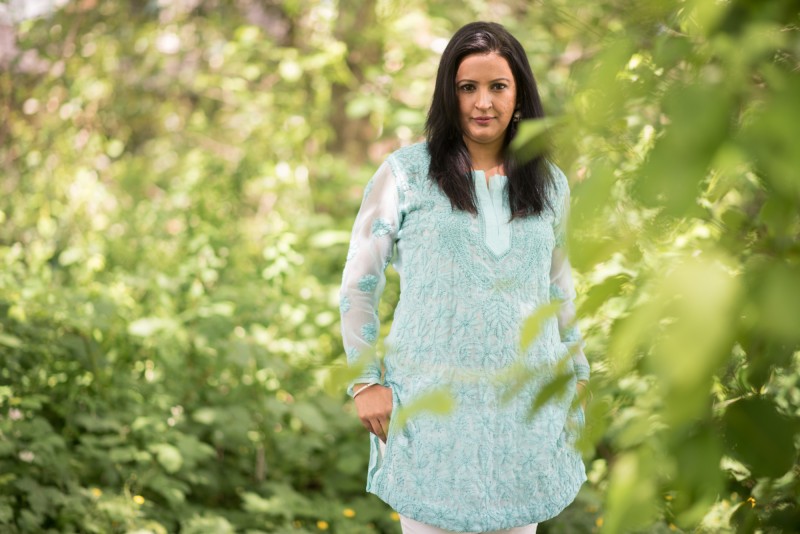 embroidered summer kurta