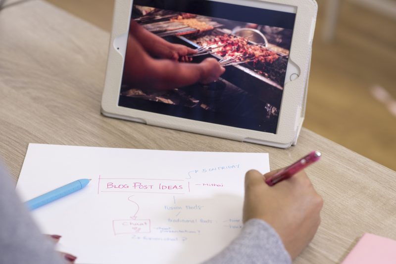planning blog content