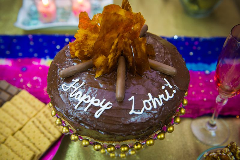 How to Make a Lohri Bonfire Cake: Pink Chai Living Blog