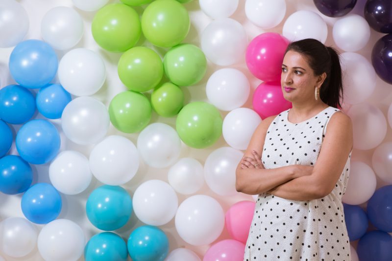 DIY Rainbow Balloon Wall for Holi | Pink Chai Living