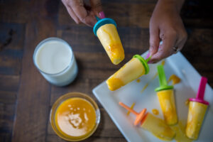 milk mango popsicle