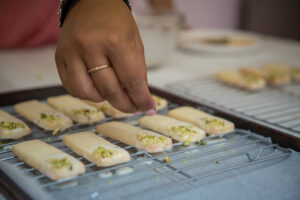 rasmalai shortbread cookies
