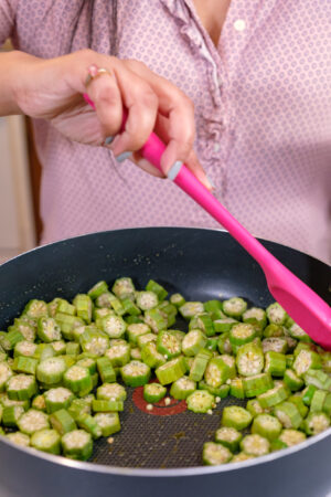 okra, bhindi masala