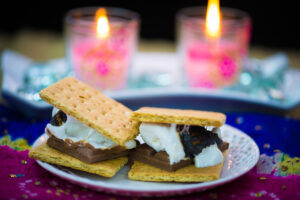 roasting lohri marshmallows