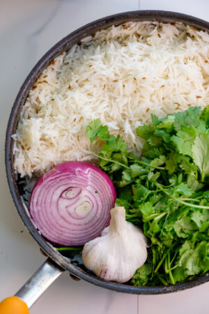 Coriander rice