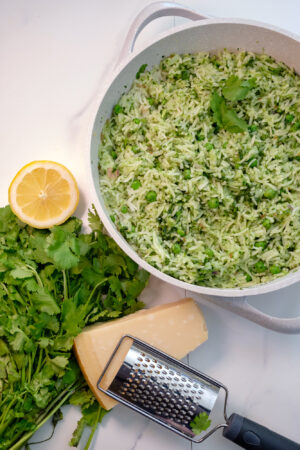 cilantro rice, coriander rice