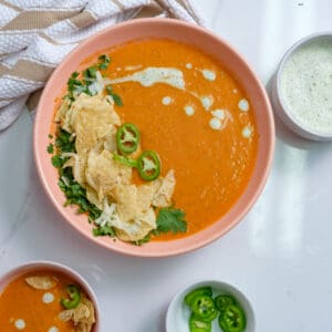 spicy tomato coconut soup