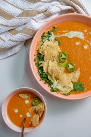 Spicy Tomato Coconut Soup